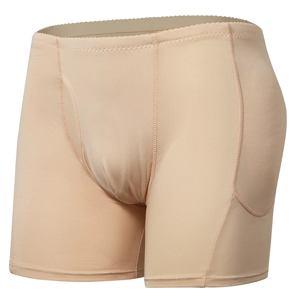 Men's Padded Shapewear Boxer Shorts | Hip Enhancing Body Shaper