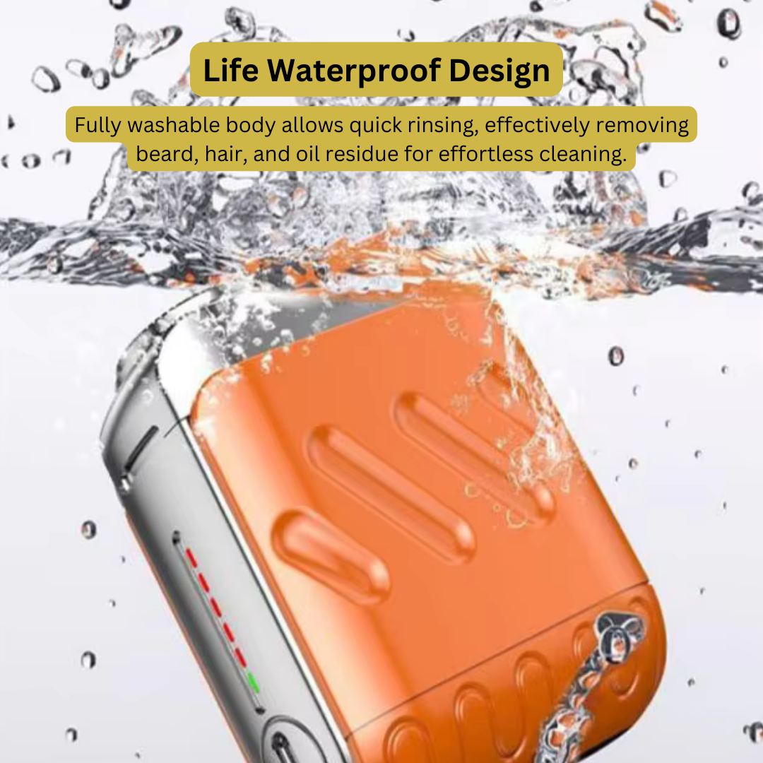 Xiaomi Men’s Electric Shaver – Waterproof, Type-C Rechargeable, Portable Rotary Razor & Beard Trimmer