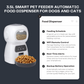 3.5L Smart Pet Feeder: Automatic Food Dispenser for Dogs and Cats with Timer and Water Fountain.