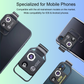 APEXEL 200X Digital Microscope Lens with CPL, LED Light, and Macro Lens for iPhone & Samsung Smartphones