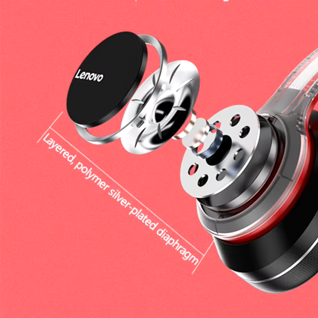Original Lenovo HD200 Bluetooth Foldable Wireless Headphone