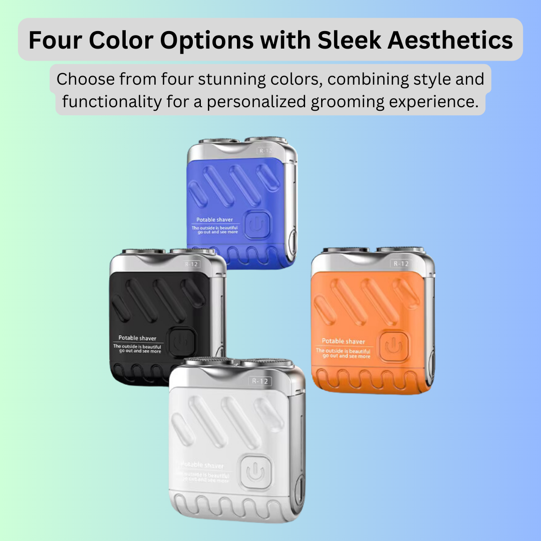 Xiaomi Men’s Electric Shaver – Waterproof, Type-C Rechargeable, Portable Rotary Razor & Beard Trimmer