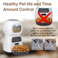 3.5L Smart Pet Feeder: Automatic Food Dispenser for Dogs and Cats with Timer and Water Fountain.