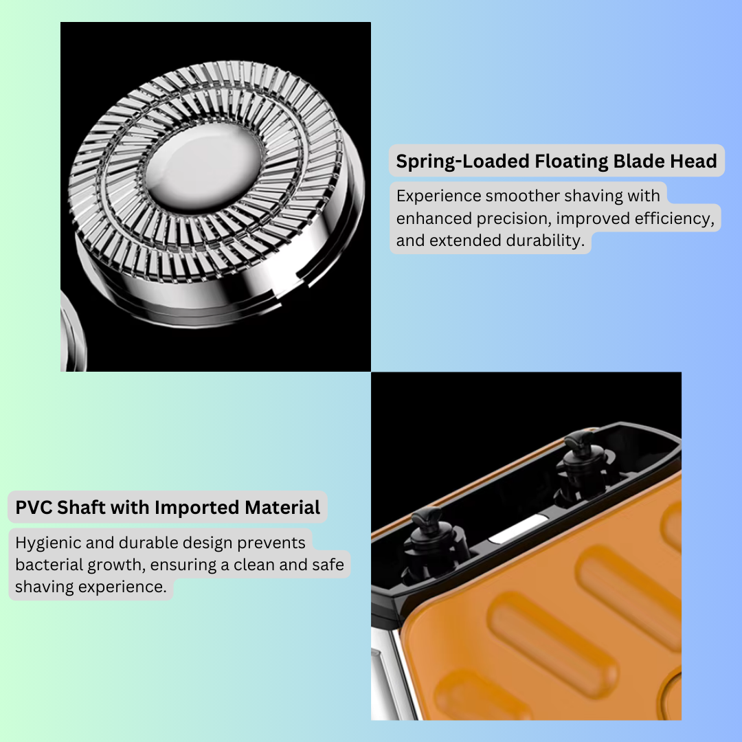 Xiaomi Men’s Electric Shaver – Waterproof, Type-C Rechargeable, Portable Rotary Razor & Beard Trimmer