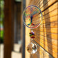 Tree of Life Suncatcher - Handmade Crystal Mandala Prism for Vibrant Decor Ornament for Home Office