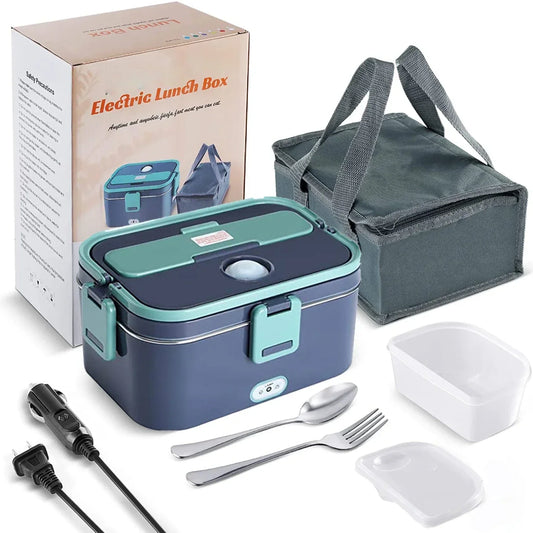 1.8L 60W Electric Heated Lunch Box for Car, Truck & Office