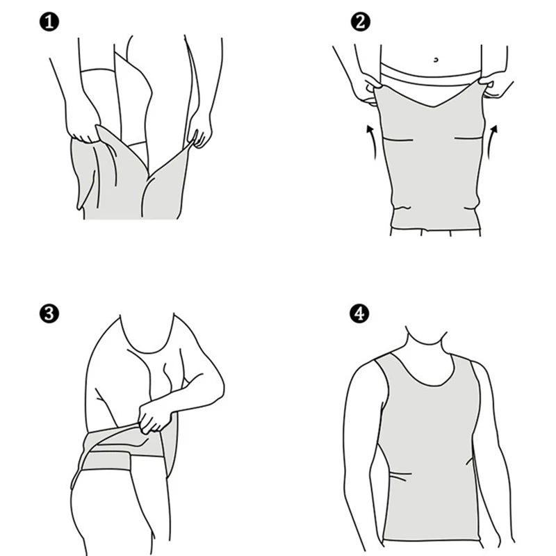 Men's Compression Shapewear Vest | Tummy & Waist Control