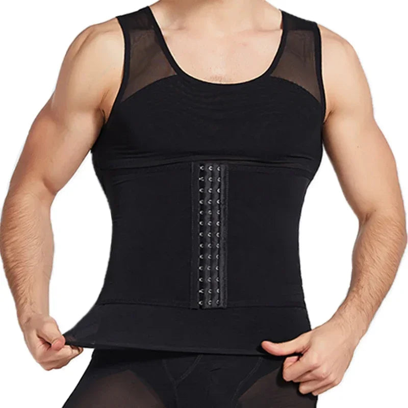 Men's Compression Body Shaper Vest | Tummy Control Top