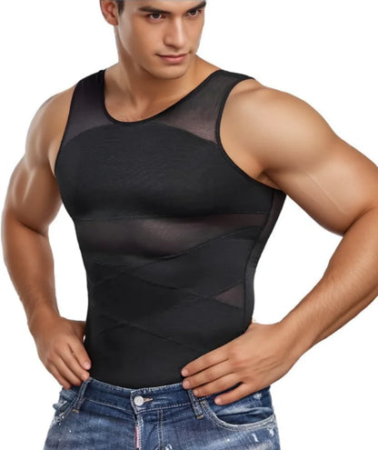 Men's Chest & Abdomen Compression Shapewear Tank Top