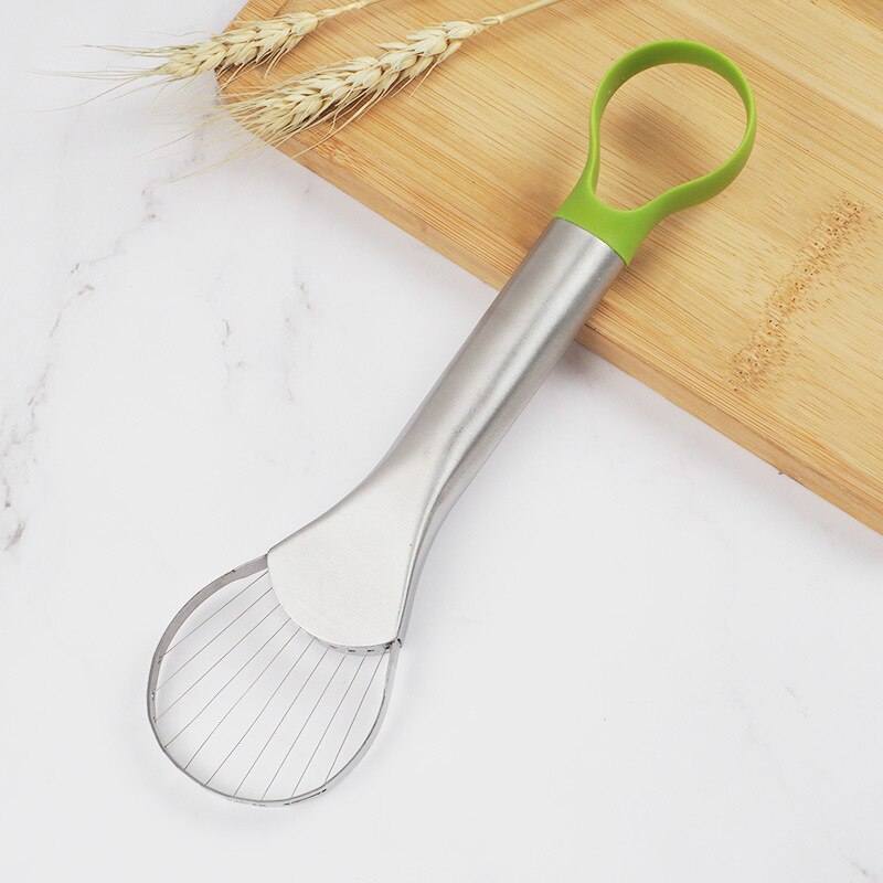 Stainless Steel Avocado Cutter Slicer Peeler Knife Pitaya Kiwi Slicer Peeler Kitchen Gadget Accessorie Fruit Vegetable Tools