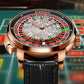 Original PINDU Design Limited Edition Revolving Roulette Game Diamond Dial Men's Watch
