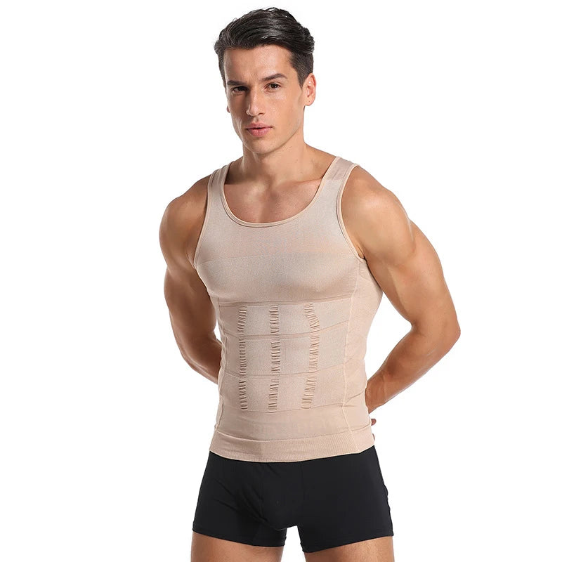 Men's Compression Shapewear Vest | Tummy & Waist Control