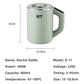 800ml Mini Electric Kettle & Tea Pot | Temperature Control