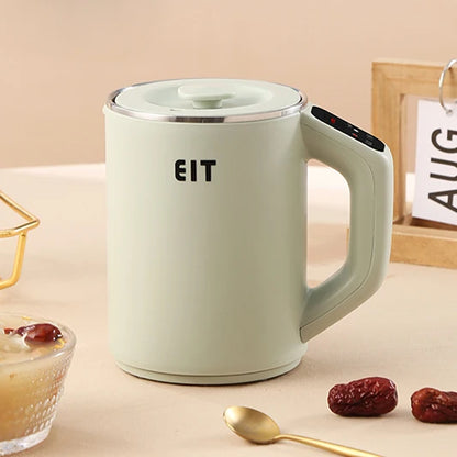 800ml mini electric kettle in Green with EU, UK and AU plug variant options