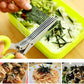 Multi-Layered Stainless Steel Kitchen Scissors: Versatile Vegetable Cutter and Herb Chopper for Scallions, Laver, Spices, and More Accessories