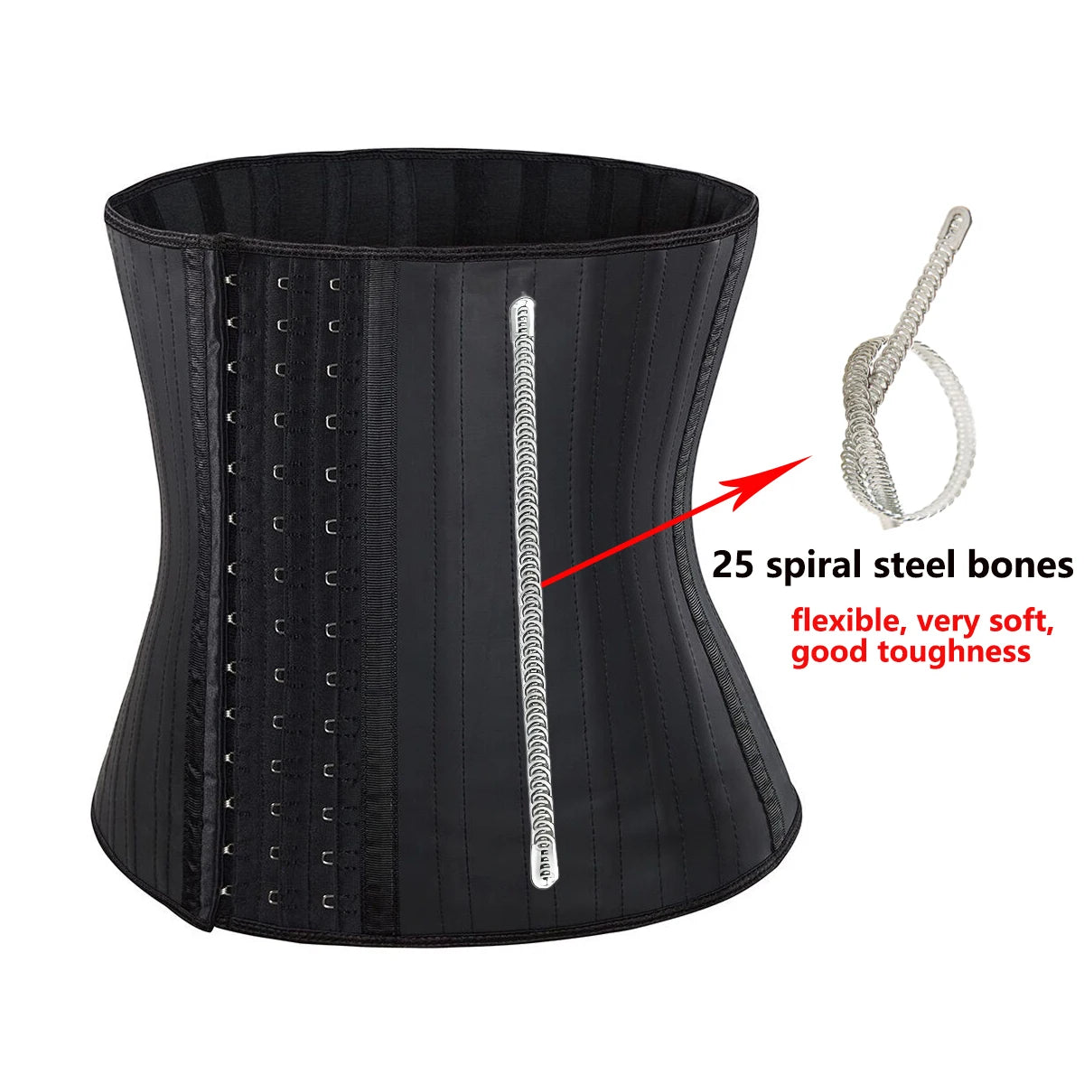 Women's 25-Bone Latex Waist Trainer | Firm Underbust Cincher