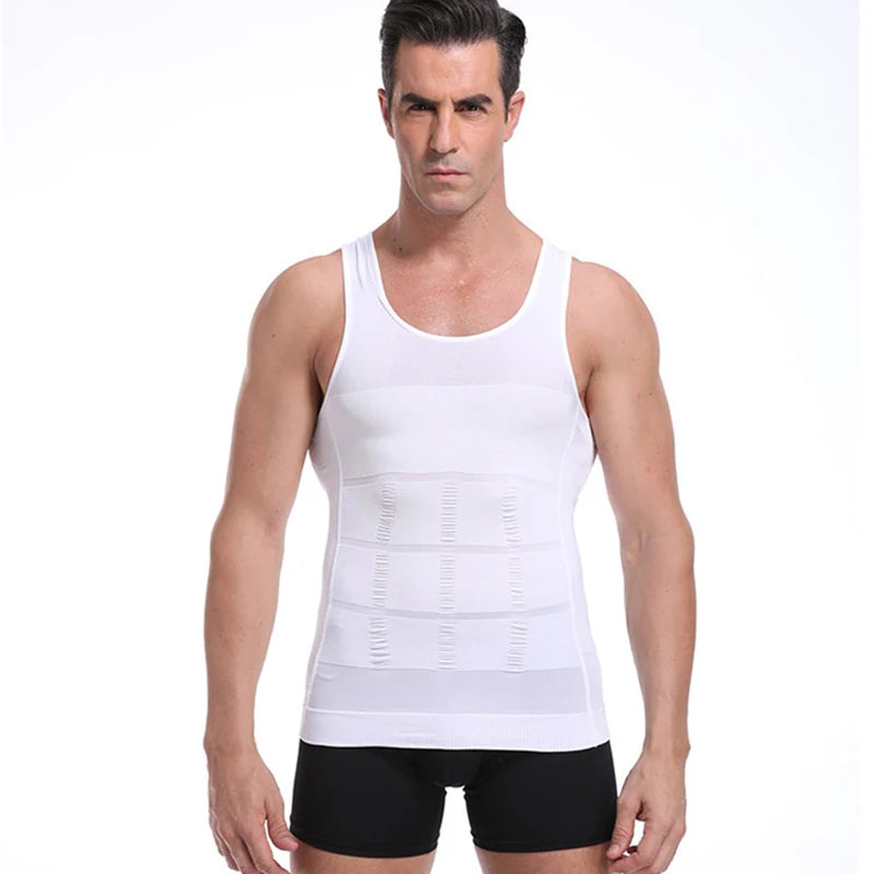 Men's Compression Shapewear Vest | Tummy & Waist Control