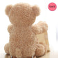 Baby Entertainment Peek-a-boo Bear Talking Chargeable Shy Face Teddy Bear Motorized Plush Toys