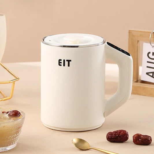 800ml mini electric kettle in White with EU, UK and AU plug variant options