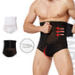 Men's High-Waist Tummy Control Shapewear Briefs | 3-Row Closure
