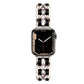 Apple Watch Luxury Metal Leather Strap Band 38-49mm