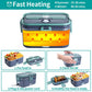1.8L 60W Electric Heated Lunch Box for Car, Truck & Office