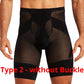 CXZD Men's High-Waist Compression Shapewear Shorts