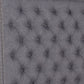 Bed Head King Size French Provincial Headboard Upholsterd Fabric Charcoal