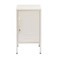 ArtissIn Metal Locker Storage Shelf Filing Cabinet Cupboard Bedside Table White