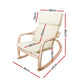 Artiss Fabric Rocking Armchair - Beige
