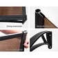 Instahut Window Door Awning Door Canopy Patio UV Sun Shield BROWN 1mx2m DIY