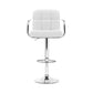Artiss Set of 2 Bar Stools Gas lift Swivel - Steel and White