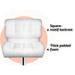 Artiss Set of 4 PU Leather Gas Lift Bar Stools - White and Chrome