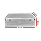 Embellir CD Case DVD Cases Storage Box 1000 Discs Aluminium Case DVD Folders