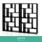 Artiss DIY L Shaped Display Shelf - Black