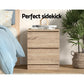 Artiss Bedside Tables Drawers Side Table Bedroom Furniture Nightstand Wood Lamp