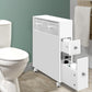 Artiss Bathroom Cabinet Toilet Storage Caddy Holder w/ Wheels