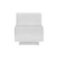 Artiss Bedside Tables 2 Drawers Side Table RGB LED High Gloss Nightstand White