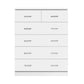 Artiss Tallboy Dresser Table 6 Chest of Drawers Cabinet Bedroom Storage White