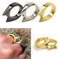 3Pcs Cat Ear Mini Stainless Steel Defensive Ring Self Defense Portable Personal Protection Tool Men's and Women's Metal Rings