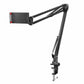 Universal 360 Adjustable Bed Desk Tablet Stand: High-Quality Mount Support for 4-inch to 12.9-inch Mobile Phones, Tablets, and iPad