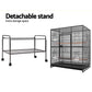 i.Pet Bird Cage Pet Cages Aviary 137CM Large Travel Stand Budgie Parrot Toys