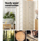 Artiss Room Divider Screen Privacy Wood Dividers Stand 3 Panel Archer White
