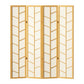 Artiss Room Divider Screen Privacy Wood Dividers Stand 4 Panel Archer Natural