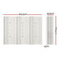 Artiss Room Divider Screen Privacy Wood Dividers Stand 6 Panel Archer White