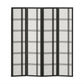 Artiss Room Divider Screen Privacy Wood Dividers Stand 4 Panel Nova Black