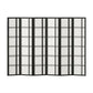 Artiss Room Divider Screen Privacy Wood Dividers Stand 6 Panel Nova Black