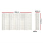 Artiss Room Divider Screen Privacy Wood Dividers Stand 8 Panel Nova White