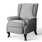 Artiss Recliner Chair Luxury Lounge Armchair Single Sofa Couch Fabric Grey