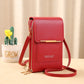 Crossbody Soft Leather Touch Screen Iphone & Mobile Wallet Purse